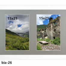 Galeria na 2 zdjęcia 15x21 NINA