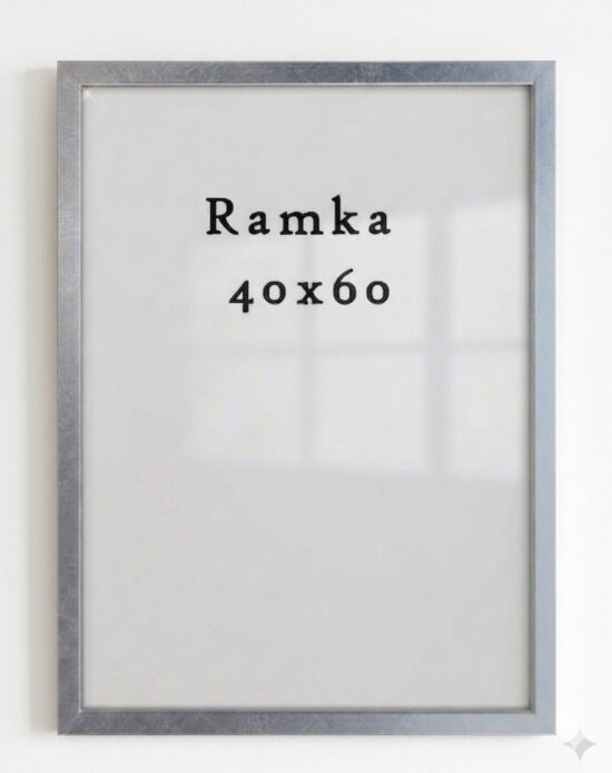Ramka DAISY 40x60 SREBRNA Ramka DAISY 40x60 SREBRNA