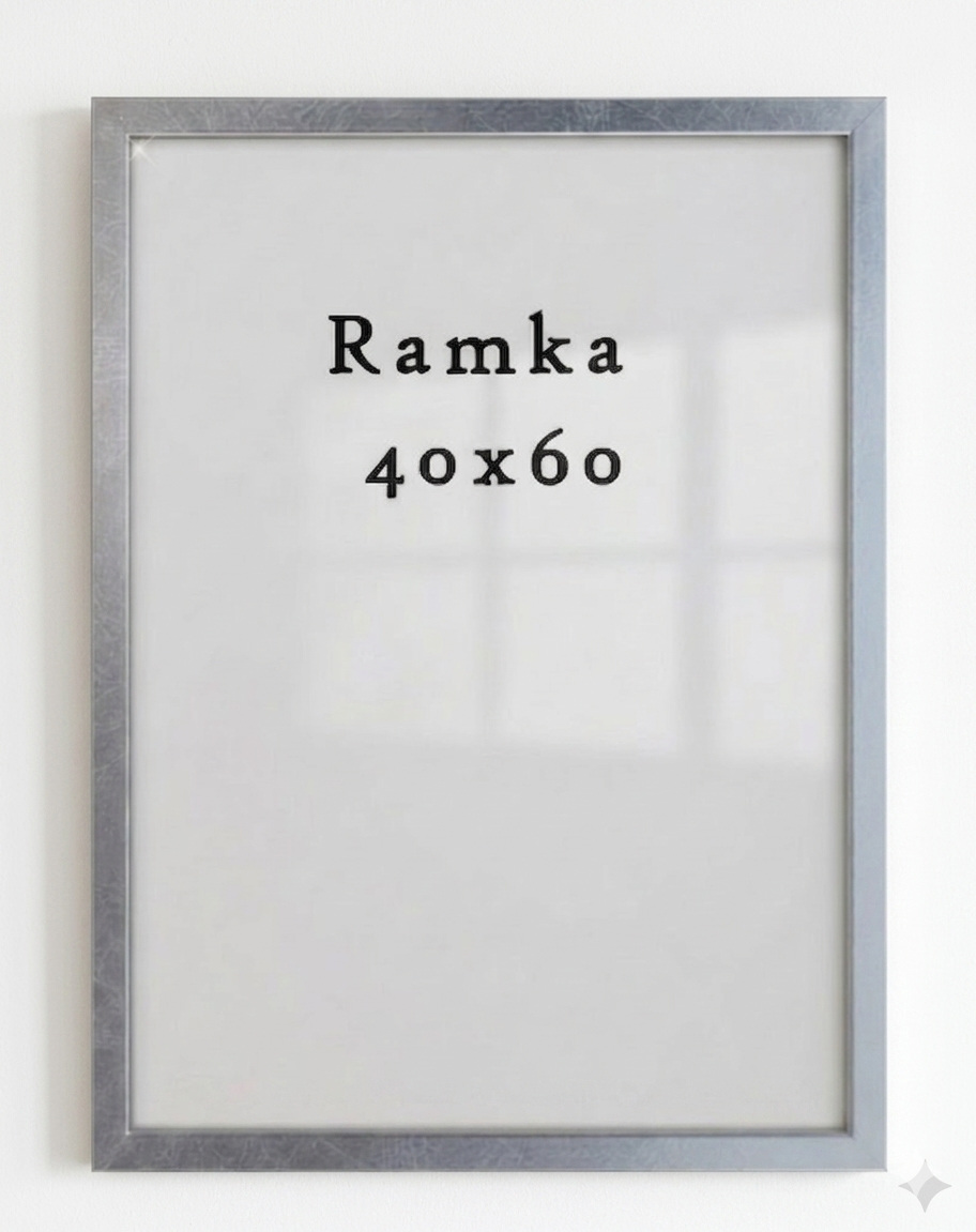 Ramka DAISY 40x60 SREBRNA Ramka DAISY 40x60 SREBRNA