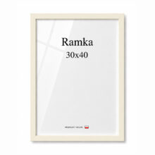 Ramka DAISY 30x40 KREMOWA