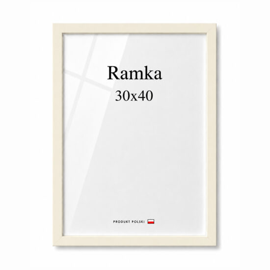 Ramka DAISY 30x40 KREMOWA Ramka DAISY 30x40 KREMOWA