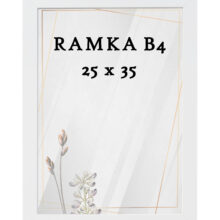 Ramka DAISY 25x35 (B4) BIAŁA