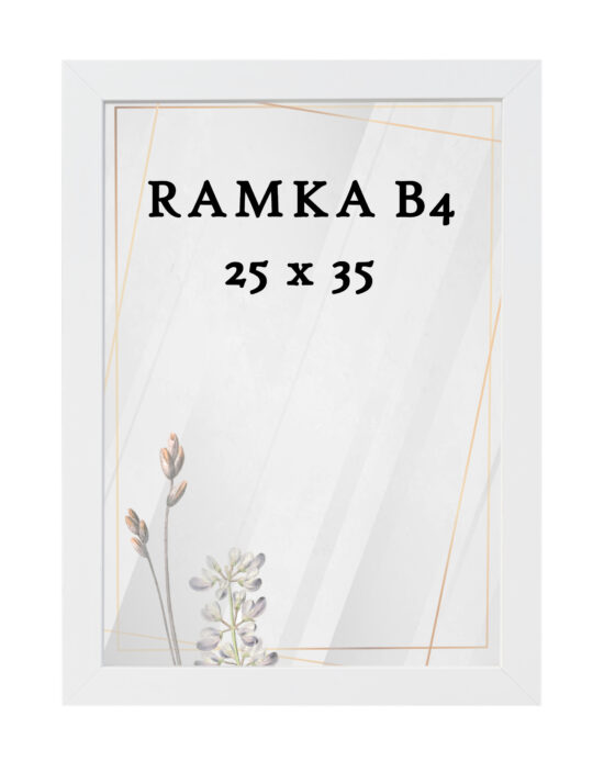 Ramka DAISY 25x35 (B4) BIAŁA Ramka DAISY 25x35 (B4) BIAŁA