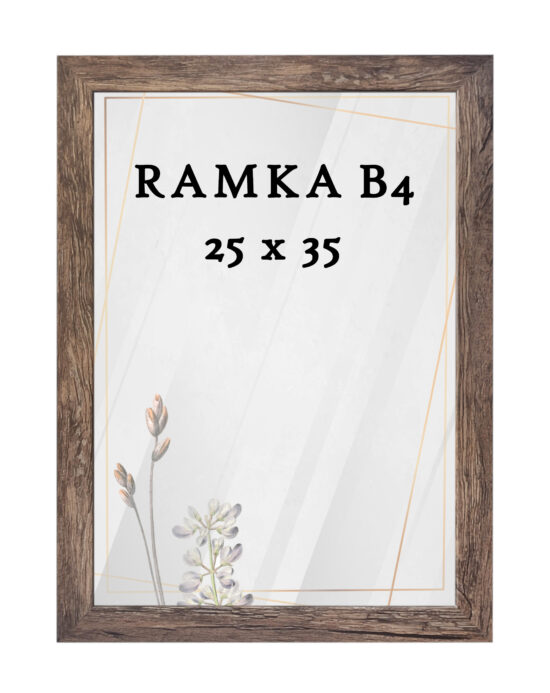 Ramka DAISY 25x35 (B4) BRĄZ Ramka DAISY 25x35 (B4) BRĄZ