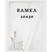 Ramka DAISY 20x30 BIAŁA