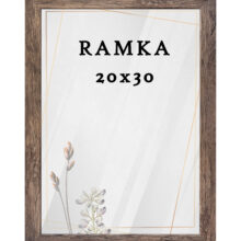 Ramka DAISY 20x30 BRĄZ
