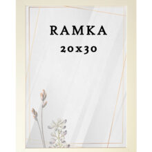 Ramka DAISY 20x30 KREMOWA