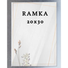 Ramka DAISY 20x30 SREBRNA Ramka DAISY 20x30 SREBRNA