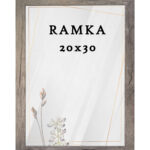 Ramka DAISY 20x30 SZARO-BRĄZOWA Ramka DAISY 20x30 SZARO-BRĄZOWA