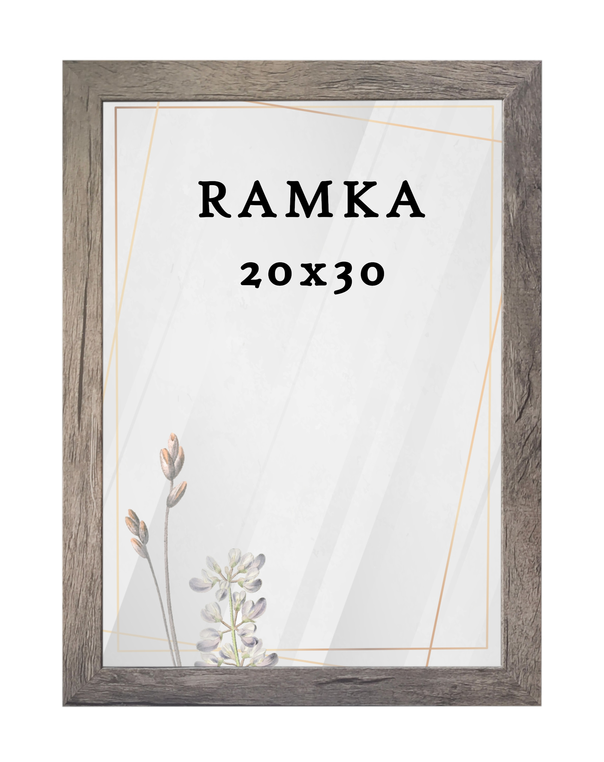 Ramka DAISY 20x30 SZARO-BRĄZOWA Ramka DAISY 20x30 SZARO-BRĄZOWA
