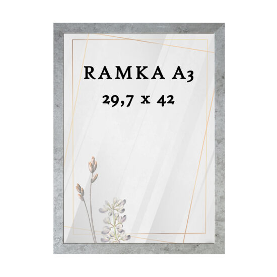 Ramka DAISY 29,7x42 (A3) POPIELATA Ramka DAISY 29,7x42 (A3) POPIELATA