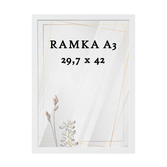 Ramka DAISY 29,7x42 (A3) BIAŁA Ramka DAISY 29,7x42 (A3) BIAŁA