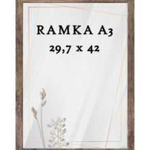 Ramka DAISY 29,7x42 (A3) BRĄZ Ramka DAISY 29,7x42 (A3) BRĄZ