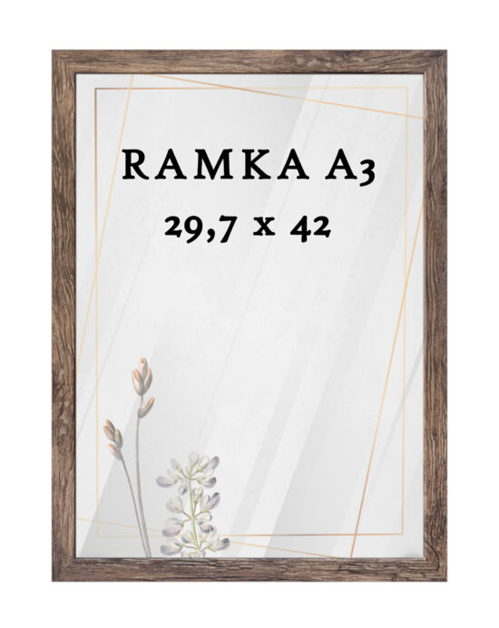 Ramka DAISY 29,7x42 (A3) BRĄZ Ramka DAISY 29,7x42 (A3) BRĄZ