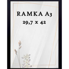 Ramka DAISY 29,7x42 (A3) CZARNA Ramka DAISY 29,7x42 (A3) CZARNA