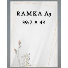 Ramka DAISY 29,7x42 (A3) SZARA Ramka DAISY 29,7x42 (A3) SZARA