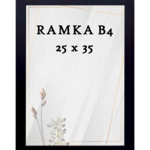 Ramka DAISY 25x35 (B4) CZARNA Ramka DAISY 25x35 (B4) CZARNA