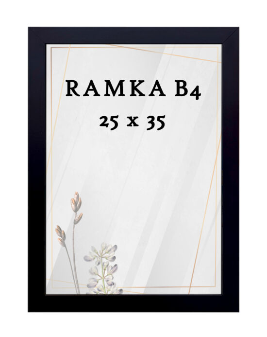 Ramka DAISY 25x35 (B4) CZARNA Ramka DAISY 25x35 (B4) CZARNA