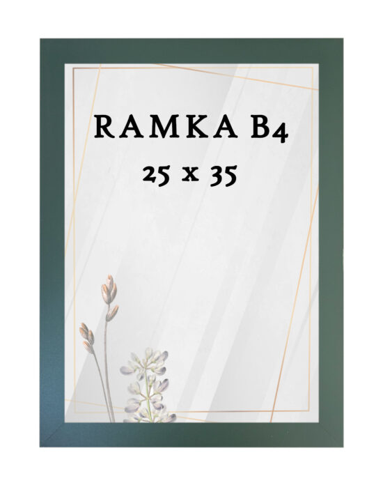 Ramka DAISY 25x35 (B4) ZIELONA Ramka DAISY 25x35 (B4) ZIELONA
