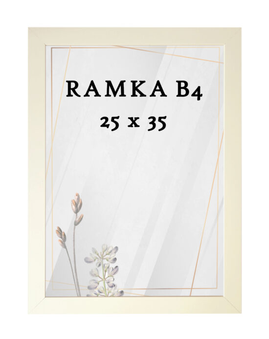 Ramka DAISY 25x35 (B4) KREMOWA Ramka DAISY 25x35 (B4) KREMOWA