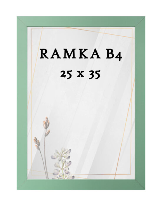 Ramka DAISY 25x35 (B4) MIĘTOWA
