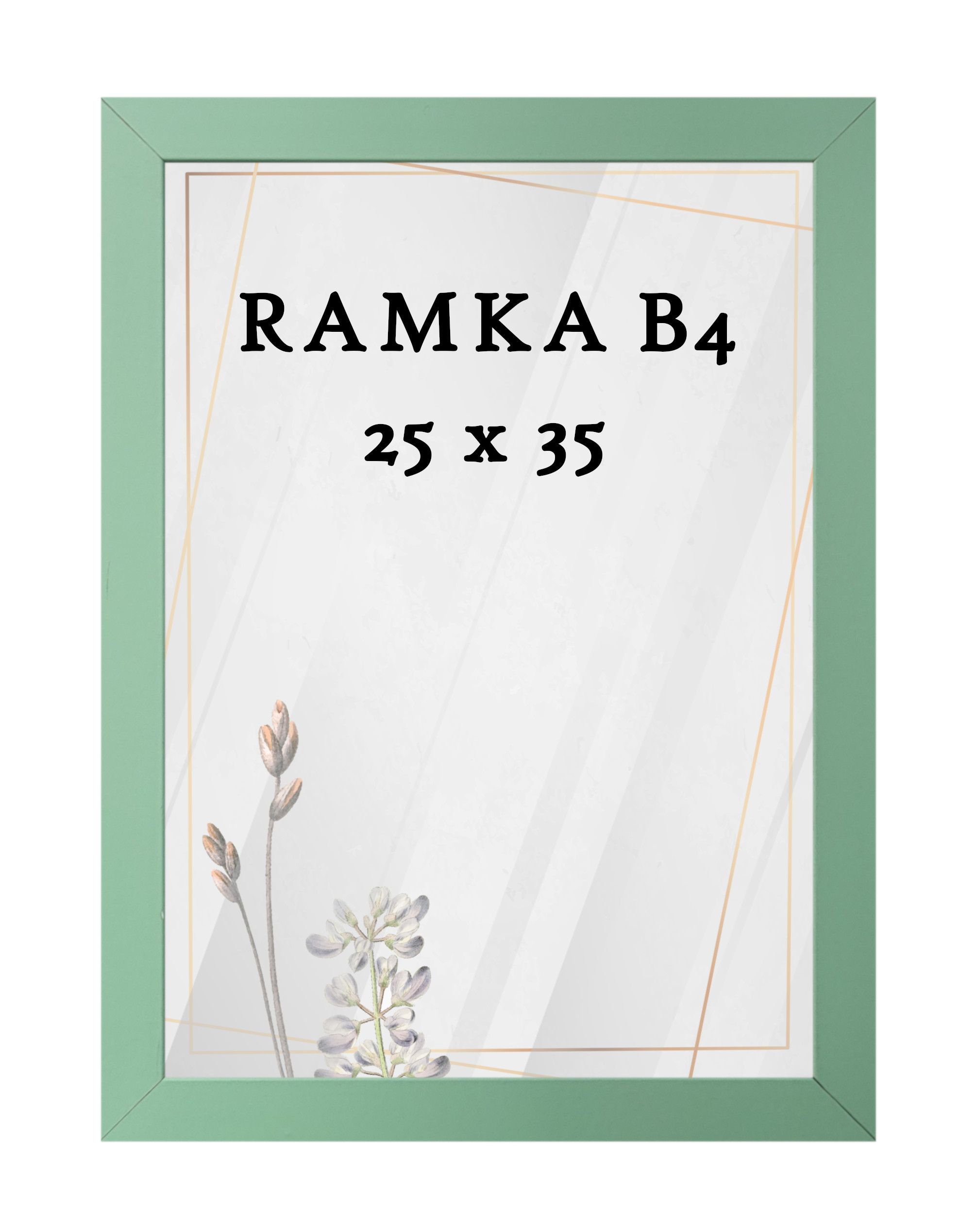 Ramka DAISY 25x35 (B4) MIĘTOWA Ramka DAISY 25x35 (B4) MIĘTOWA