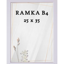 Ramka DAISY 25x35 (B4) RÓŻOWA Ramka DAISY 25x35 (B4) RÓŻOWA