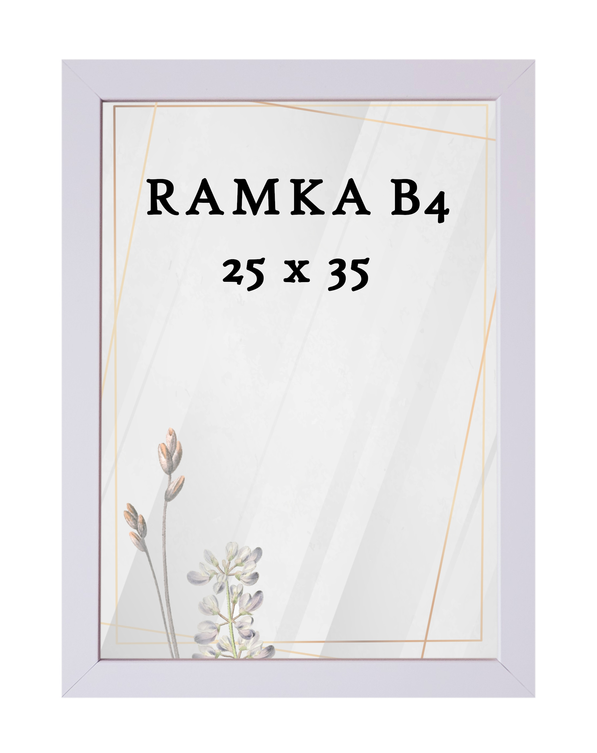 Ramka DAISY 25x35 (B4) RÓŻOWA Ramka DAISY 25x35 (B4) RÓŻOWA