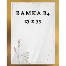 Ramka DAISY 25x35 (B4) ZŁOTA Ramka DAISY 25x35 (B4) ZŁOTA