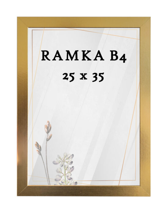 Ramka DAISY 25x35 (B4) ZŁOTA