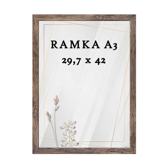 Ramka DAISY 29,7x42 (A3) BRĄZ Ramka DAISY 29,7x42 (A3) BRĄZ