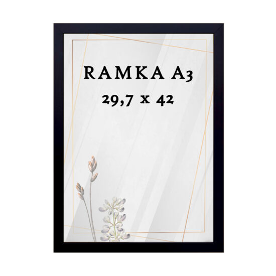 Ramka DAISY 29,7x42 (A3) CZARNA