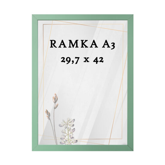 Ramka DAISY 29,7x42 (A3) MIĘTOWA