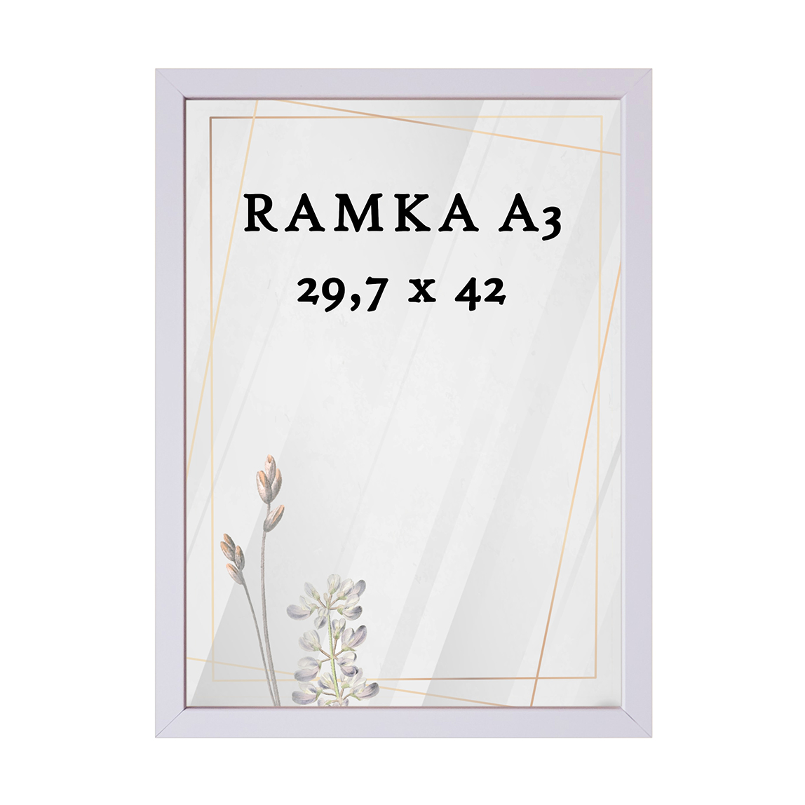 Ramka DAISY 29,7x42 (A3) RÓŻOWA Ramka DAISY 29,7x42 (A3) RÓŻOWA