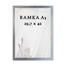 Ramka DAISY 29,7x42 (A3) SREBRNA Ramka DAISY 29,7x42 (A3) SREBRNA
