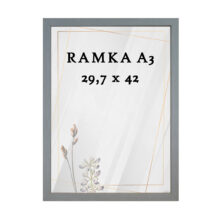 Ramka DAISY 29,7x42 (A3) SZARA Ramka DAISY 29,7x42 (A3) SZARA