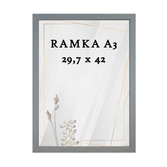 Ramka DAISY 29,7x42 (A3) SZARA Ramka DAISY 29,7x42 (A3) SZARA