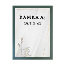 Ramka DAISY 29,7x42 (A3) ZIELONA Ramka DAISY 29,7x42 (A3) ZIELONA