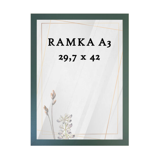 Ramka DAISY 29,7x42 (A3) ZIELONA Ramka DAISY 29,7x42 (A3) ZIELONA
