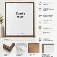 Ramka DAISY 50x60 BRĄZ Ramka DAISY 50x60 BRĄZ