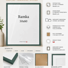 Ramka DAISY 50x60 ZIELONA Ramka DAISY 50x60 ZIELONA