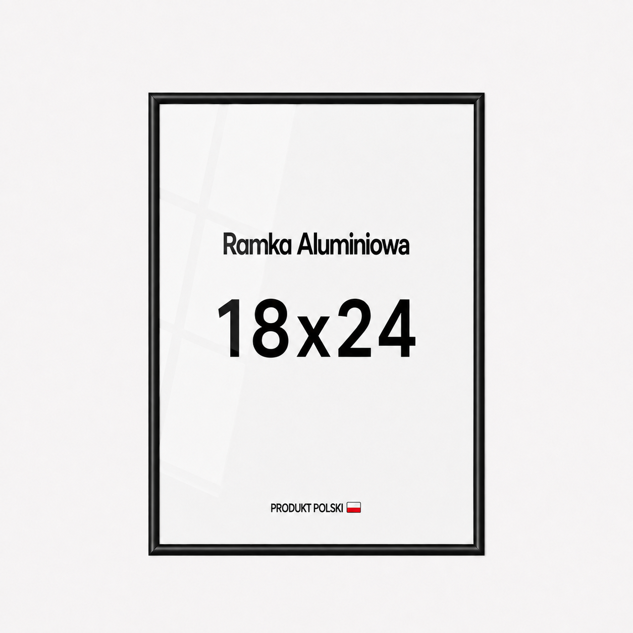 Ramka aluminiowa czarna 18x24 Ramka aluminiowa czarna 18x24