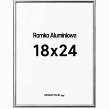 Ramka aluminiowa srebrna 18x24 Ramka aluminiowa srebrna 18x24