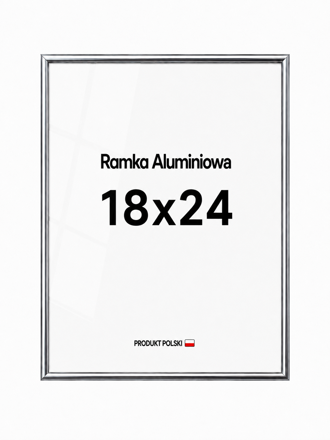Ramka aluminiowa srebrna 18x24 Ramka aluminiowa srebrna 18x24