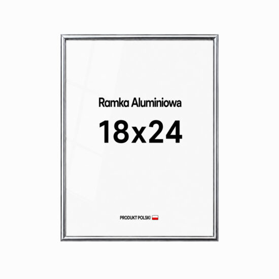 Ramka aluminiowa srebrna 18x24 Ramka aluminiowa srebrna 18x24