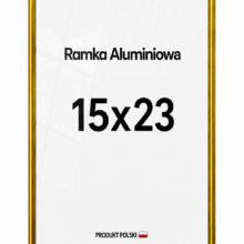 Ramka aluminiowa złota 15x23 Ramka aluminiowa złota 15x23