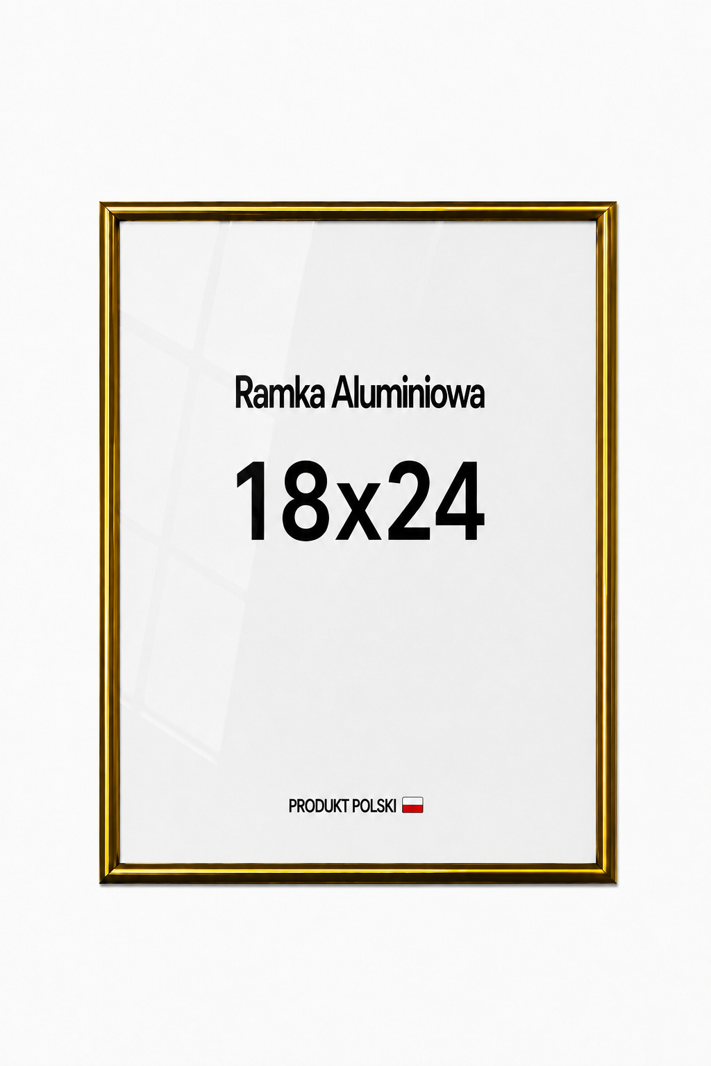 Ramka aluminiowa złota 18x24 Ramka aluminiowa złota 18x24